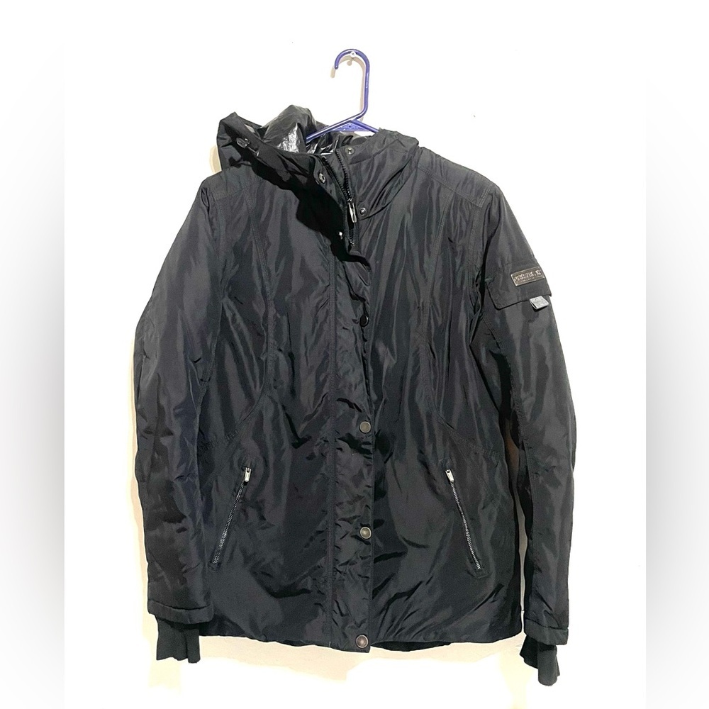 Obermeyer Thermal Black Winter Ski Jacket Coat Insulated 10 EUC